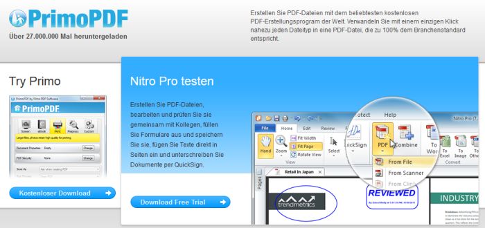 Primo PDF als Alternative