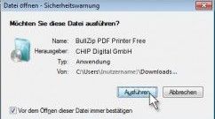 Doppelklick auf Installer Datei